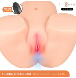 INTENSE DEEP TOUCH - GINGER MASTURBADOR VAGINA CON EFECTO SUCCIÓN, CALOR, VIBRACIÓN Y VOZ CON CONTROL REMOTO 5.3 KG